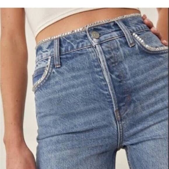 Reformation Denim - ~ Reformation Stardust High Rise Straight Jeans Size 29 NWT